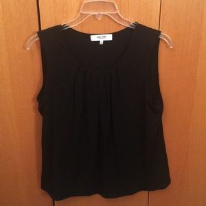 Pleated neckline camisole